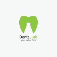 dental logotyp formgivningsmall. vektor illustration med platt stil