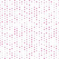 Polka Dots rosa Farbe zufälliges Muster auf weißem Hintergrund vektor