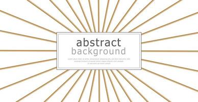 modern abstrakt lyx mall vykort för företag eller presentation med gyllene linjer på vit bakgrund - vektor