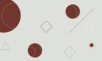einfacher abstrakter Hintergrund mit Kreiselementen vektor
