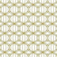 Luxusmotiv dekoratives goldenes nahtloses Muster kreatives Material Vektorgrafik vektor