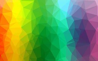 ljus mångfärgad, regnbåge vektor polygonalt mönster.
