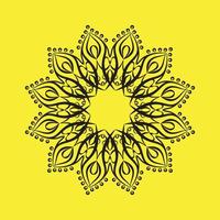 Mandala Ornament Blumen Stil für die Dekoration Vektorgrafik vektor
