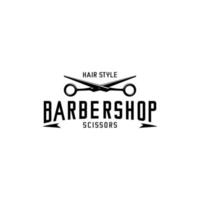 Barbershop logotyp illustration vektor