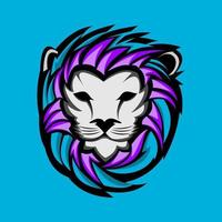 djur maskot logotyp sport, illustration örn och lejon vektor