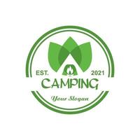 Camping-Logo, Abenteuer-Logo-Vektor vektor