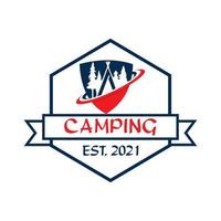 Camping-Logo, Abenteuer-Logo-Vektor vektor