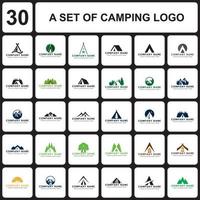 Camping-Logo, Abenteuer-Logo-Vektor vektor