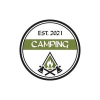 Camping-Logo, Abenteuer-Logo-Vektor vektor