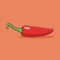 varm röd chili jalapeno peppar set isolerade platt design vektorillustration vektor