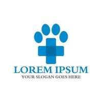 logotyp för husdjursvård, veterinärlogotyp vektor