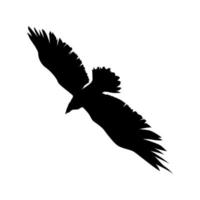 silhuetter av fåglar, eagle, eagle silhouette design vektor