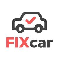 fixcar logotyp vektor