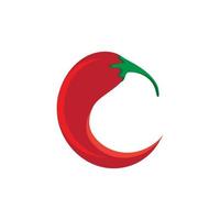 Chili-Logo-Vektor vektor