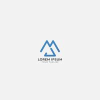 mj logo design modern vektor hem