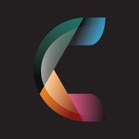 Buchstabe c-Logo-Icon-Design-Vorlagenelemente. vektor
