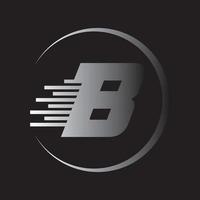 bokstaven b logotyp design vektor