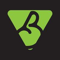 buchstabe b logo design vektor