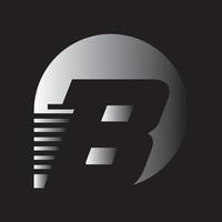 buchstabe b logo design vektor