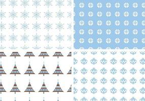 Nahtlose Holiday Vector Pattern Pack