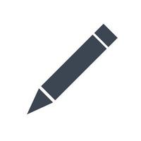 Bleistift-Blogging-Symbol vektor