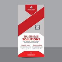 moderne Business-Rollup-Banner-Design-Vektorvorlage vektor