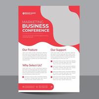 kreative Business-Flyer-Design a4-Größe Vektor-Layout-Vorlage vektor