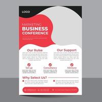 moderne und kreative Business-Flyer-Design-Vektorvorlage vektor