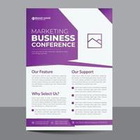 Modernes und kreatives Business-Flyer-Design mit Vektor-Layout-Vorlage im A4-Format vektor