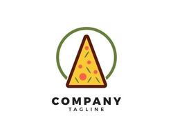 Pizza-Logo-Vorlage, Fast-Food-Vektordesign, italienisches Pizza-Restaurant-Design-Logo vektor