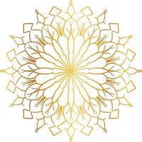 goldenes mandala-design, königlich, entwerfen, hintergrund, kreis, blume vektor