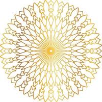 goldenes mandala-design, königlich, entwerfen, hintergrund, kreis, blume vektor