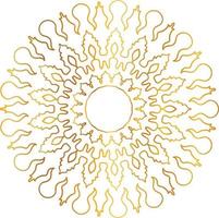 goldenes mandala-design, königlich, entwerfen, hintergrund, kreis, blume vektor