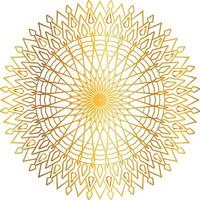 goldenes mandala-design, königlich, entwerfen, hintergrund, kreis, blume vektor