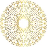 goldenes mandala-design, königlich, entwerfen, hintergrund, kreis, blume vektor