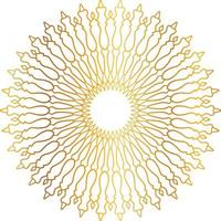 goldenes mandala-design, königlich, entwerfen, hintergrund, kreis, blume vektor