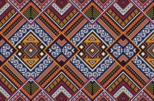 nahtloses orientalisches geometrisches ethnisches Muster für Hintergrund oder Tapete. Teppichbodenvorhang-Design vektor