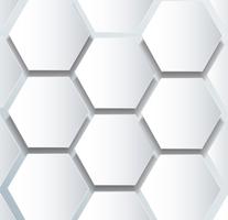 abstrakte Bienenstock Hexagon und Raum Hintergrund vektor