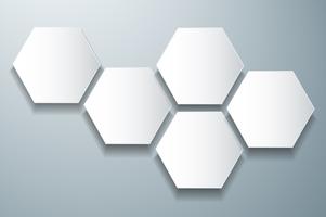 abstrakte Bienenstock Hexagon und Raum Hintergrund vektor