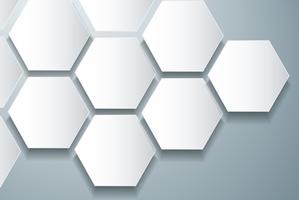 abstrakte Bienenstock Hexagon und Raum Hintergrund vektor