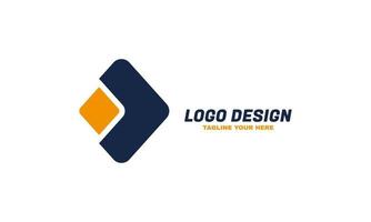 Aktienvektor abstraktes Unternehmen Firmenlogo Corporate Identity Designelement Vertrieb Logotyp Design vektor