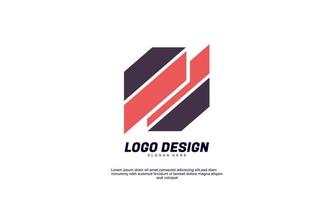 lager abstrakt kreativ idé logotyp varumärke för ekonomi finans företag produktivitet logotyp designmall färgglad vektor