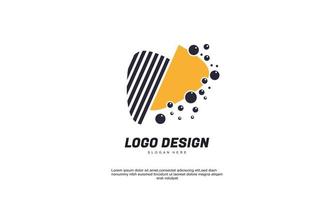 lager vektor kreativ triangel ren affärsikon samling för företagsidentitet logotyp