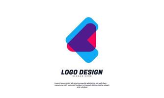 Stock Vektor abstrakte kreative moderne Icon-Design-Logo-Design-Elemente am besten für Unternehmen, Markenidentität und Logos