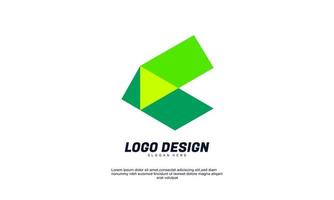 Stock Vektor abstrakte kreative moderne Icon-Design-Logo-Design-Elemente am besten für Firmenaufbau Markenidentität und Logos