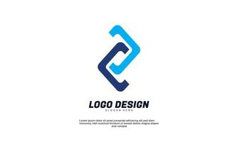 kreative moderne Icon-Design-Logo-Design-Elemente, die sich am besten für die Markenidentität und Logos von Unternehmen eignen vektor