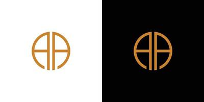 modernes und elegantes aa-initialen-logo-design 1 vektor