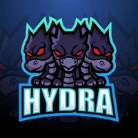 hydra mascot esport logotypdesign vektor