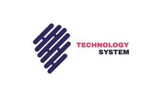 Abstrakte Technologie-System-Gruppen-Logo-Vorlage Konsultieren Sie die Forum-Logo-Vorlage vektor