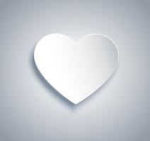 Herz-Symbol Vektor. Valentinstag Hintergrund vektor